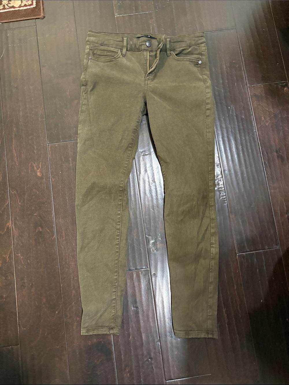 Joe's Jeans Skinny Olive-Tone Slim Jeans